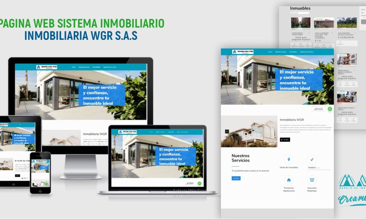 Pagina Web Sistema Inmobiliario