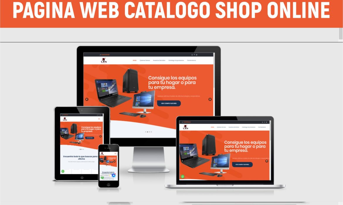 Pagina Web Catalogo Shop Online