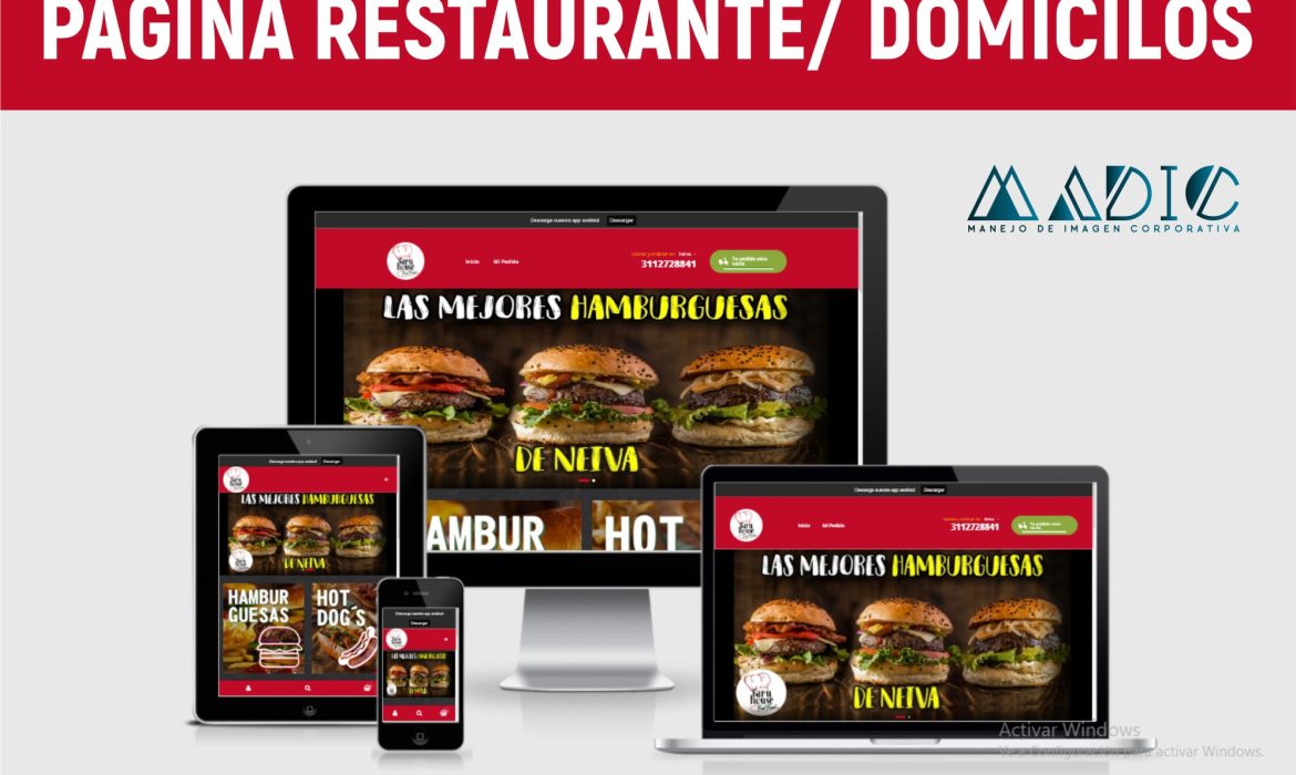 Pagina Restaurante/Domicilios