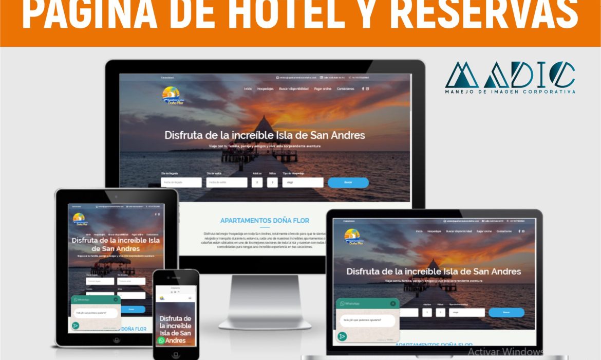 Pagina Web de Hotel y Reservas